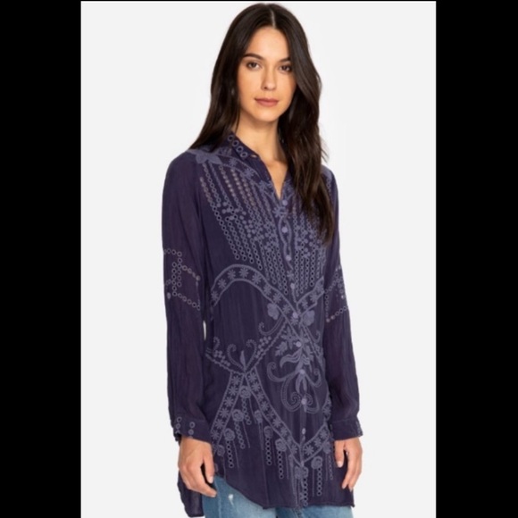 Johnny Was Tops - Johnny Was Maymee Blouse / XS - fits to a size Sm. / NWT